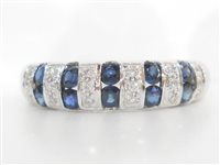 Anello Bliss Donna in Oro bianco Zaffiro 0.66 Ct 3100900-15 - 3100900-15